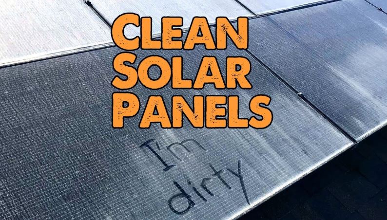 Clean me im dirty solar panel
